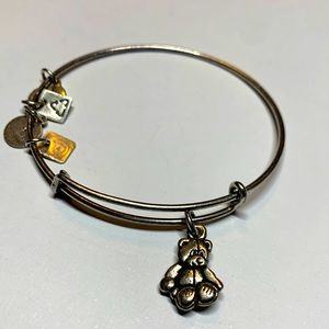 3/$15 Alex and Ani Teddy Bear silver tone bracelet
